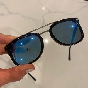 Revo Atlas Sunglasses. Blue lens.